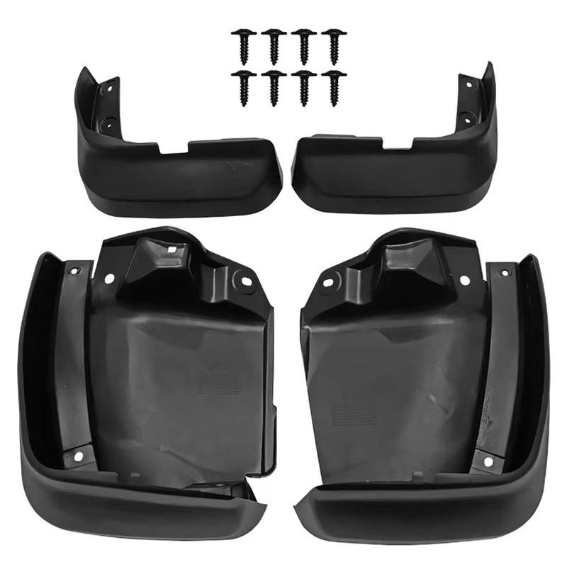 Black PP Front/Rear Mudguard Car Mud Flaps Suitable for Honda Civic 2012-2015