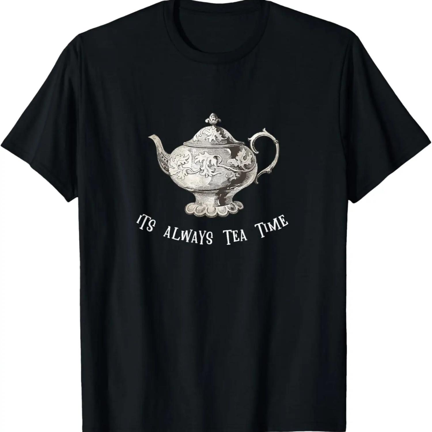 Алиса в Стране Чудес - Всегда Время Чая - Футболка с Чайником S