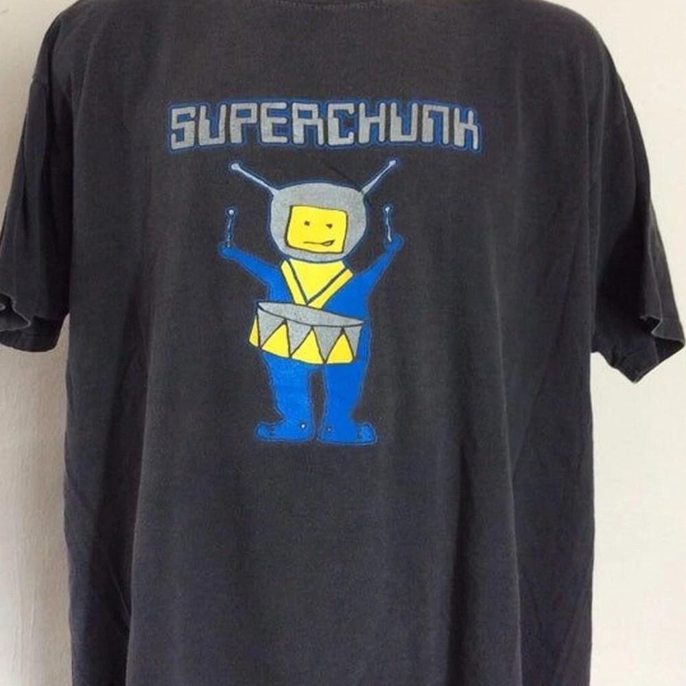 vtg Superchunk band black T-shirt Unisex tee All sizes Unisex T-Shirt XXXL