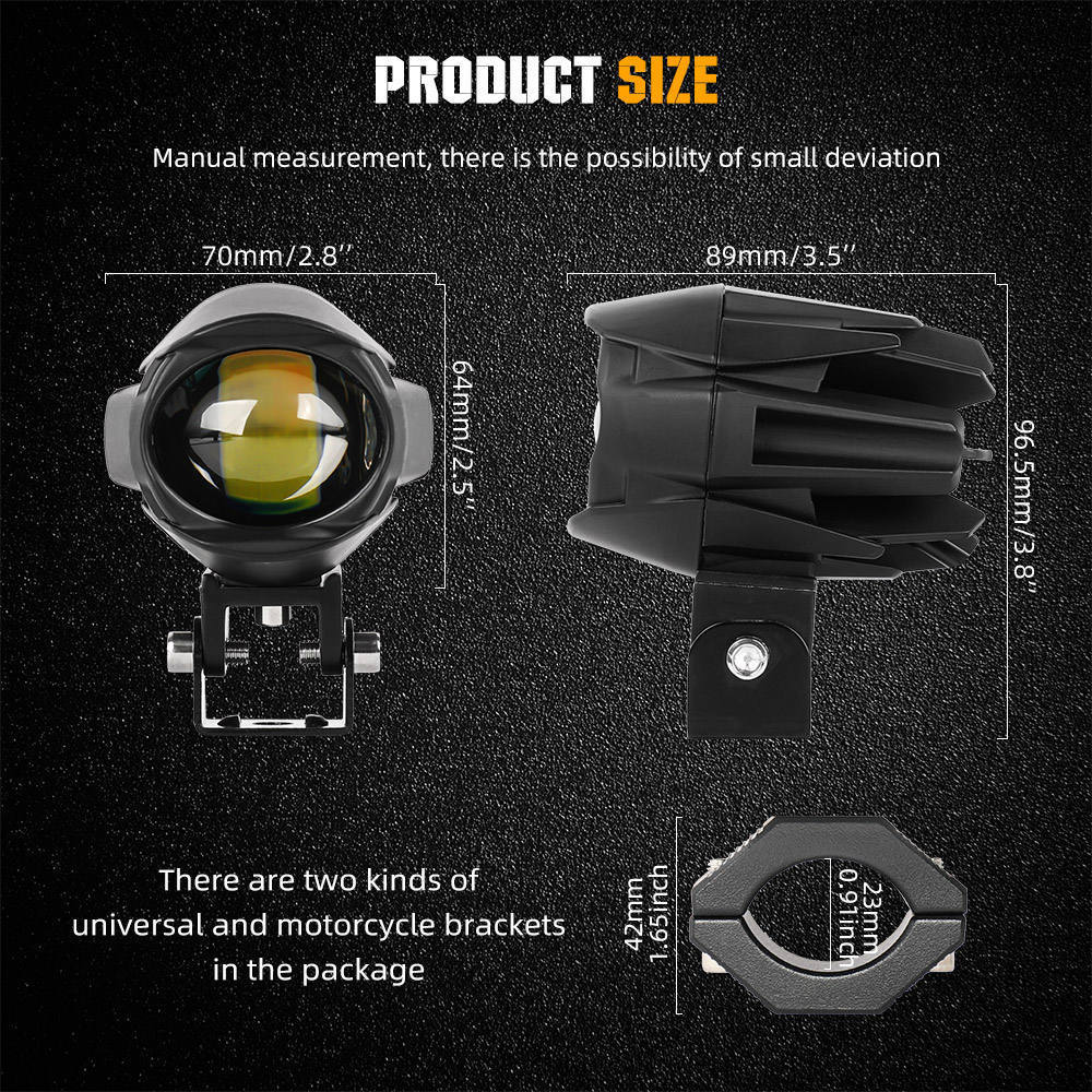 HQ LED Car Motorcycle Spotlight  Headlight Fog Lights Accessories  Auxiliary Spot Work Lights Accessories for Truck Car ATV