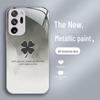 Pouzdro z tekutého skla pro Samsung Galaxy Note 20 a Note 9 Lucky Clover, prémiový kreativní design A01