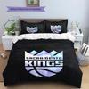 Sacramento Kings Pattern Bedding Quilt Set  Home Decoration  Gift (1 * duvet cover + 2 * pillowcase  without core)
