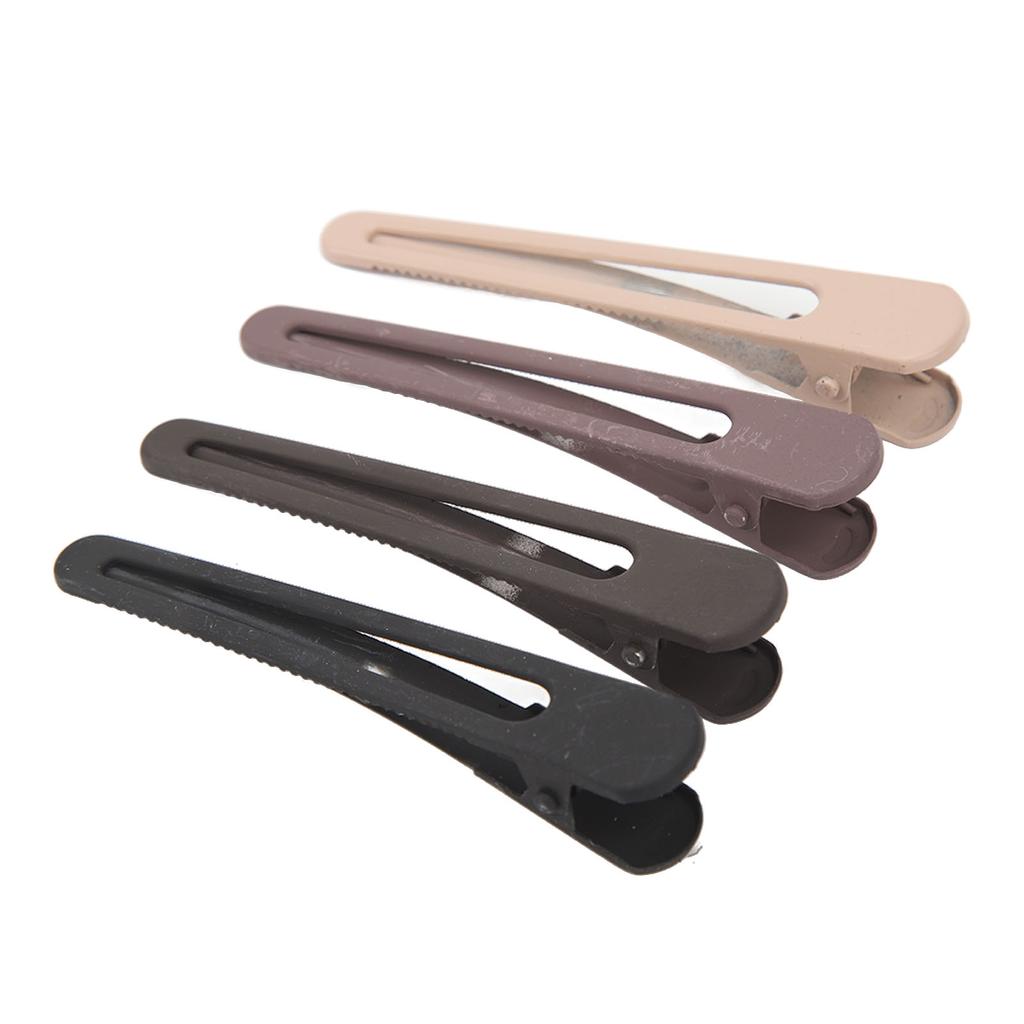 40pcs Hair Duck Bill Clips Bend Crease Free Alloy Hair Styling Dividing Clips for Home Salon Use