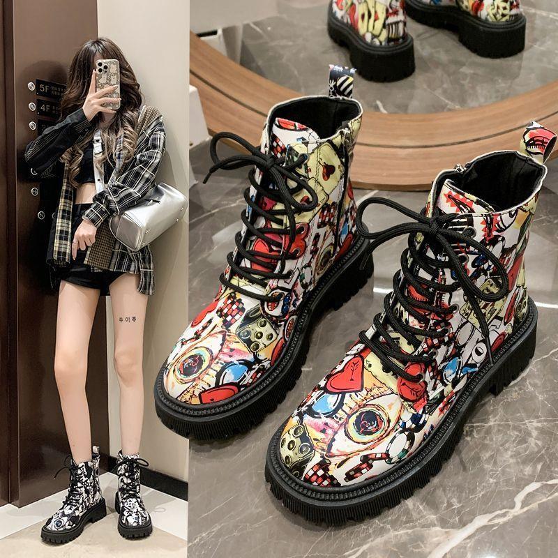 Thick-soled casual warm Martin boots women's 2025 autumn and winter new versatile comfortable fashion outer women's short boots