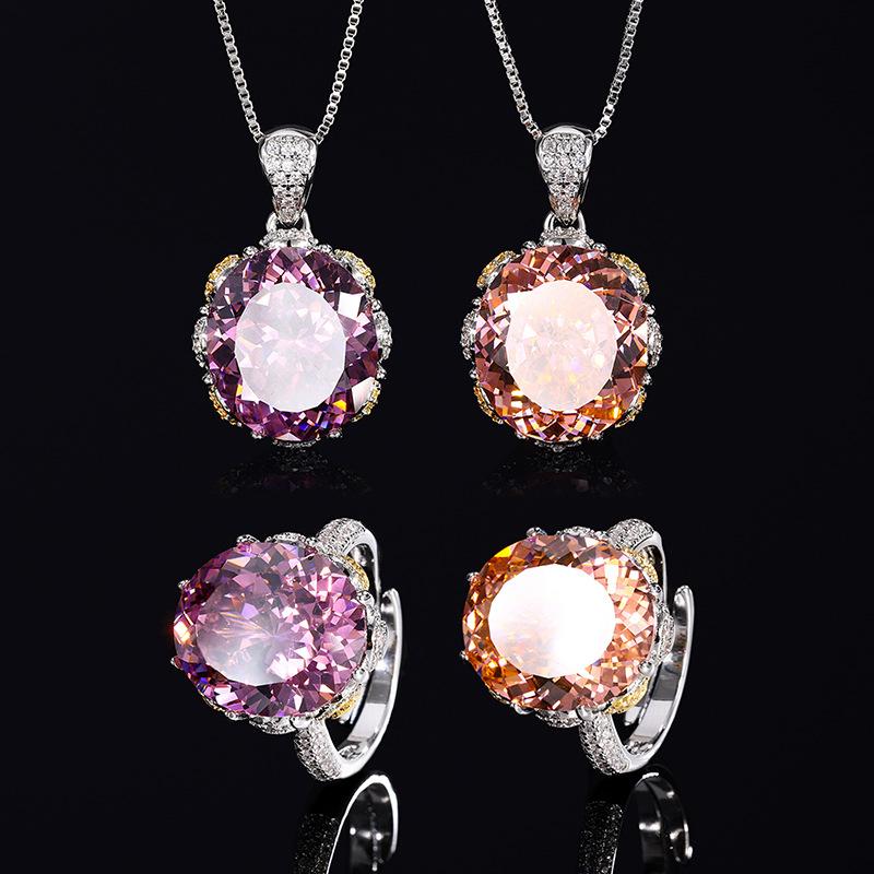 Jewelry Simulation Bird'S Nest Dry Rose Papalacha Light Luxury Egg Shape Set 14 * 16