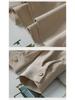Plus Size Women's French Style Long Sleeve Slim Waist Polo Dress, 2024 Spring/Autumn Collection