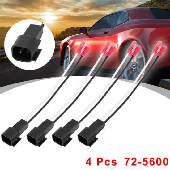 

4pcs Car Speaker Connector Harness Adapter 72-5600 for Ford F-350 1999-2009