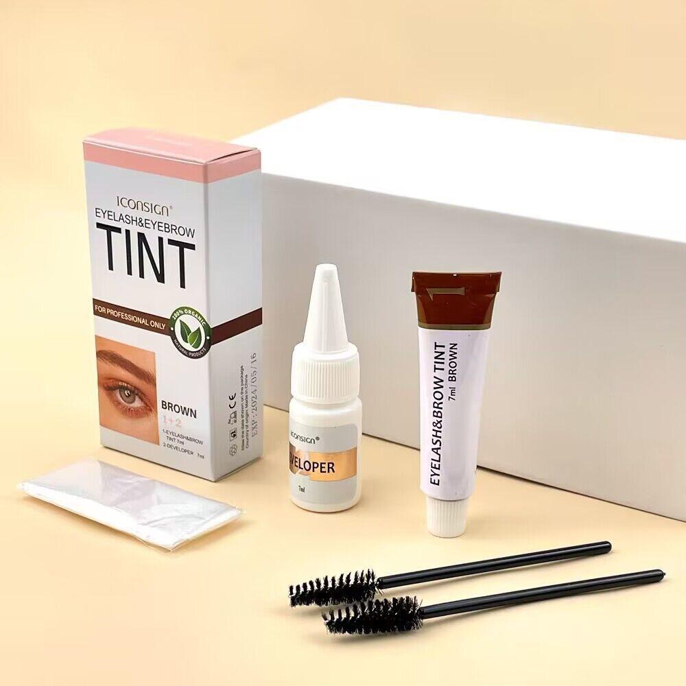 Crema Tinta per Sopracciglia Impermeabile Semi-Permanente Transfrontaliera per Uomini e Donne