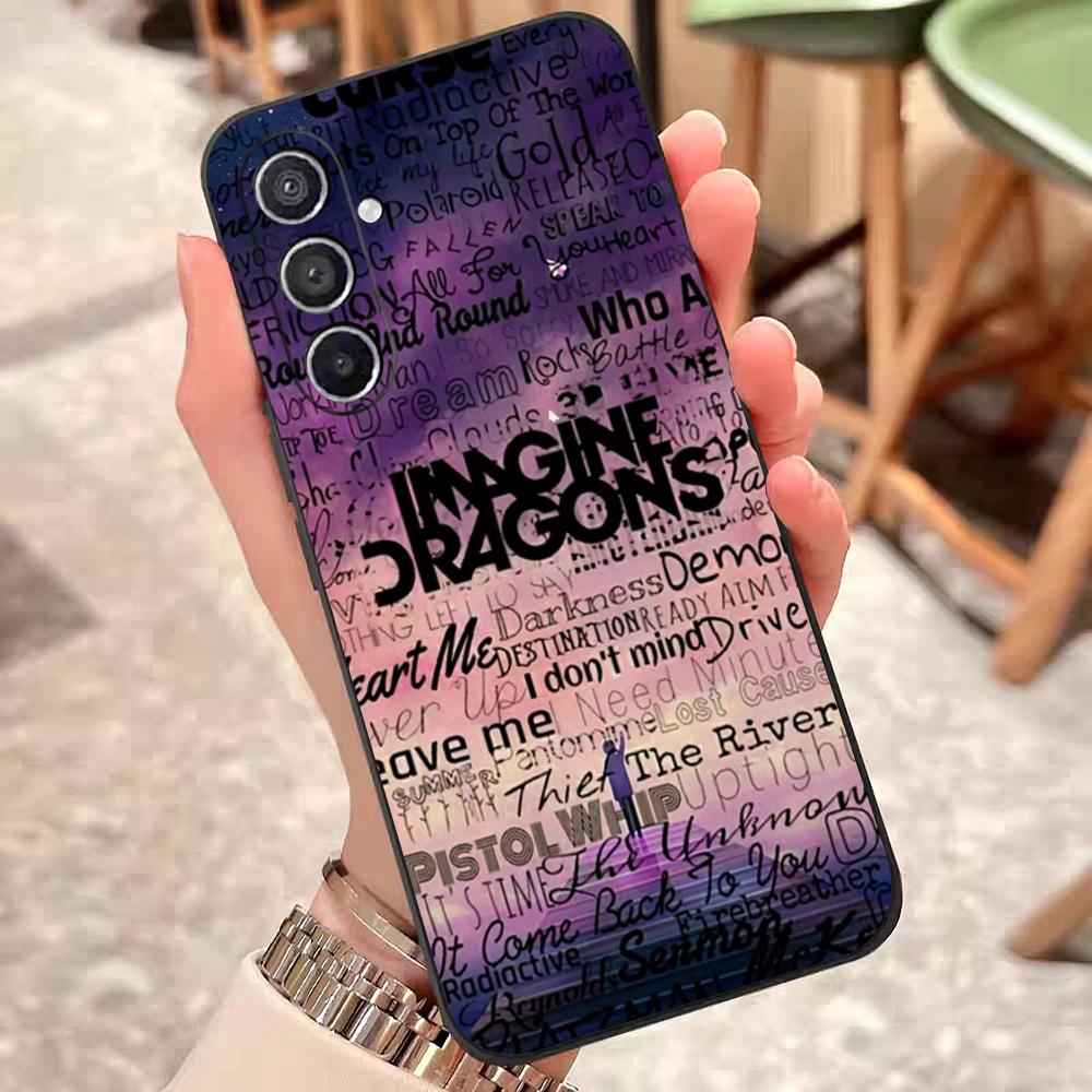 Band Imagine Dragons Phone Case For Samsung S25 Edge 24 23 22 21 20 Ultra Plus Fe Galaxy A54 53 34 25 16 Silicon Cover