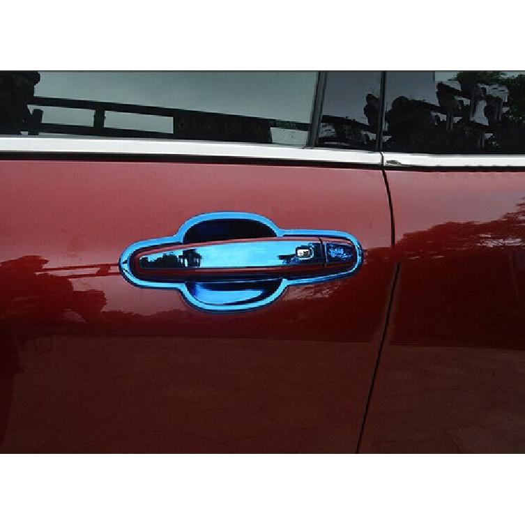 For 2018- Chevrolet Equinox Blue Steel Car Outside Door Handle Cover Trim