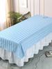White Luxury Massage Bed Sheet with Hole for Beauty Salon or Spa