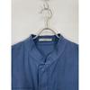 Corneliani CC COLLECTION CORNELIANI Blue Cotton Linen RESCA52 Field Jacket Jacket 52 blueUsed