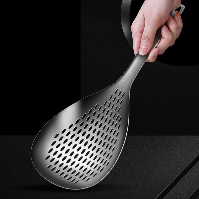 Practical Spoon Ladle for Cooking and Frying Spoons Practical Slotted Ladle for Convenient Food Draining