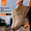 High Quality Safety Shoes Fleece-lined Thickened Warm Steel Toe Security Boots Winter Work Boots Construction Work Shoes36-48