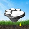 Solar Solar Cat-claw Lamp Outdoor Waterproof LED Pathway Markers for Garden Patio Lawn Camping Creative Animal Paw Decor Automatic Night Light