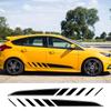 Car Vinyl Film Stickers for Ford Focus MK2 MK3 MK1 MK4 2 3 1 Auto Door Side Stripes Graphics Decals Vehicles Tuning Accessories