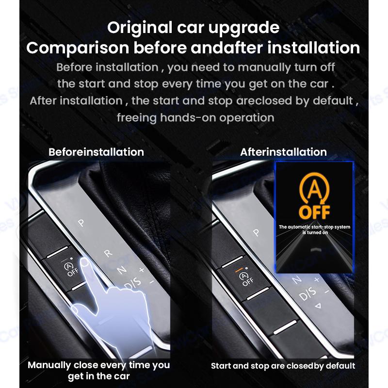 For VW Volkswagen Passat B7 Car Automatic Start Stop Engine System Off Default Eliminator Deactivation Memory Mode Cable