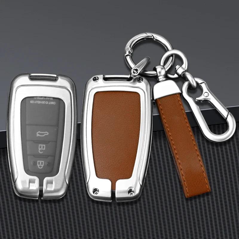 Car Remote Key Case Cover Shell Fob For Toyota Corolla Prius Camry CHR C-HR RAV4 Altis Land Cruiser Prado Keyless Accessories