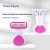 6-Layer Blade Pink Women's Razor for Underarms & Intimate Areas