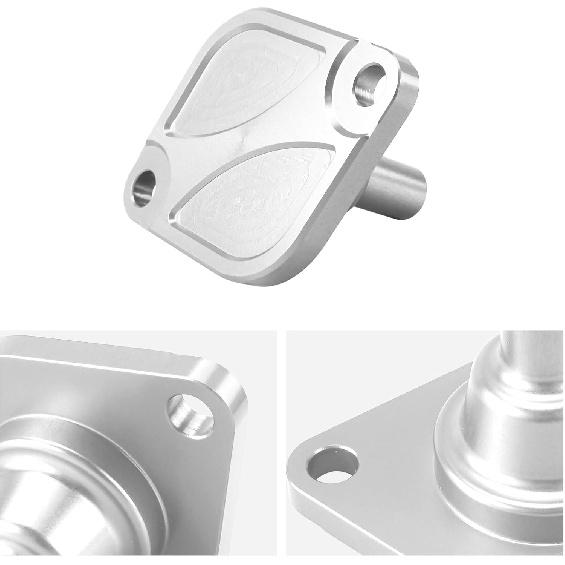 Bevinsee Oil Thermostat Housing Lid Cover Compatible with BMW N54 N55 S55 Engine E90 E91 E92 E93 E60 E61 E82 E84 E88 E89 335i 335is 435i 535i 135i