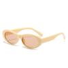 New fashion oval frame sunglasses women's trend street shot glasses European and American retro personality cat eye sunglasses women
