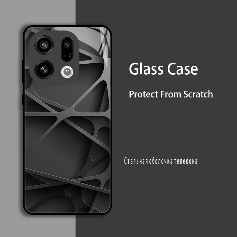 For OPPO Find X9 X 9 Pro Case Cover Tempered Glass Case Hard Shockproof Coque Bumper For OPPO Find X8S X8 Ultra Protect Case