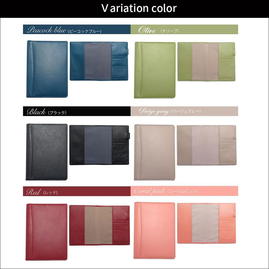 A6 Leder Slim Planer Echtes Original Taschenbuch Passend für A6 Stift Karte und Business Design Einband, Leder, Größe, Notizbücher, Halter, Fächer, Herren Damen,