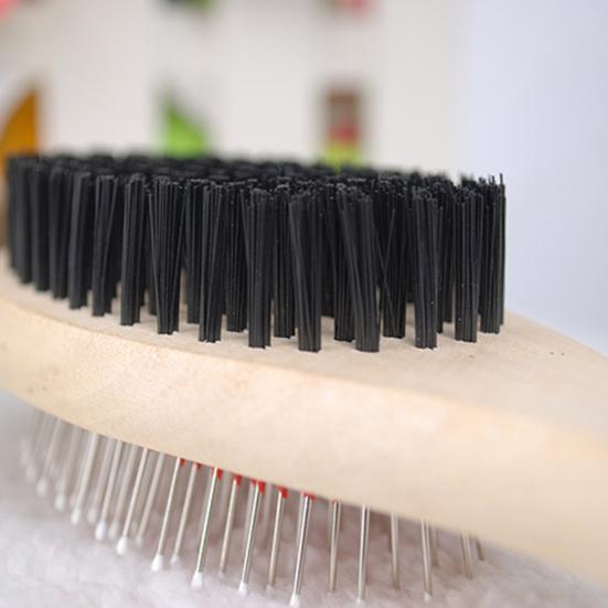 Pet Dog Cats Grooming Cleaning Dual Side Brush Comb Hair Fur Shedding Tool