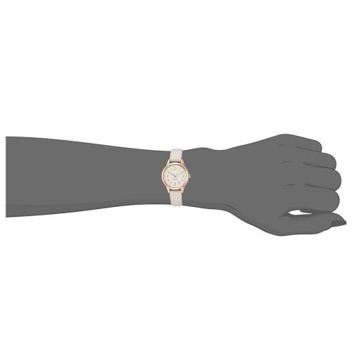 Fieldwork Women's Waterproof Juvia Analog Watch with Leather Strap, Gray, ST257p-1