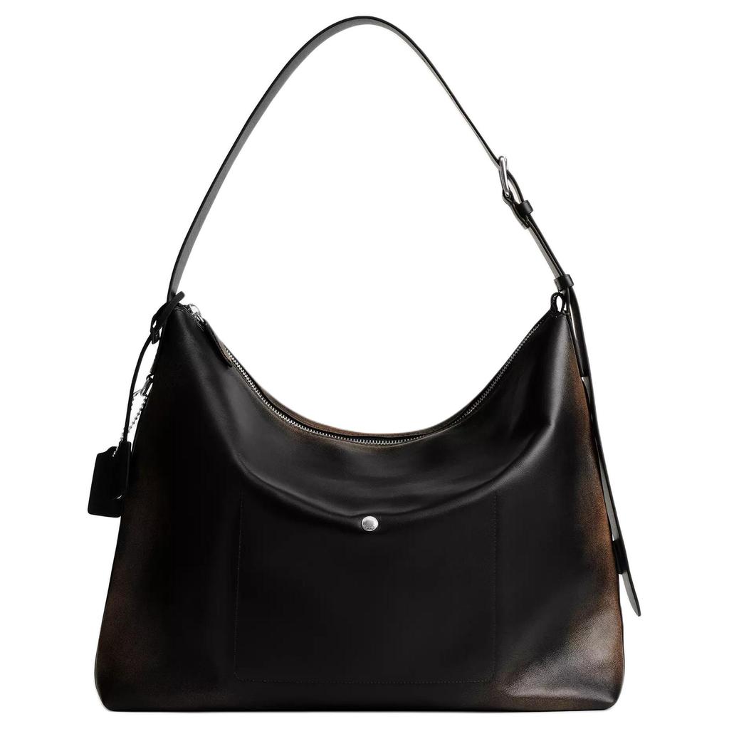 Coach Mott Messenger Bag mit Reißverschluss und verstellbarem Schultergurt Unisex Umhängetasche Braun CDU77-Y4B