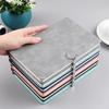 PU Leather A5/A6 Notebook Retro Diary Planner Vintage Round Magnetic Buckle Note Book Stationery Study Supplies