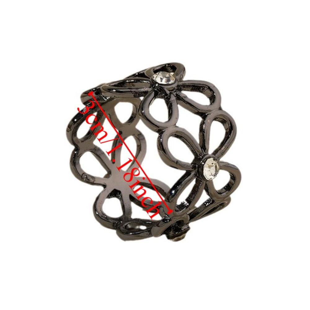 Hollow Out Scarf Buckle Crystal Hijab Clip Fashion Shawl Rings Clip  Clothing Accessories