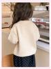 Children's Cartoon Wool Sweater - New Year, Autumn/Winter Base Layer for Girls