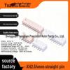 In-stock XH2.54 Pitch Straight Pin Connector: Bent Pin, Nylon, High-Temperature Resistant, 2P-12P.