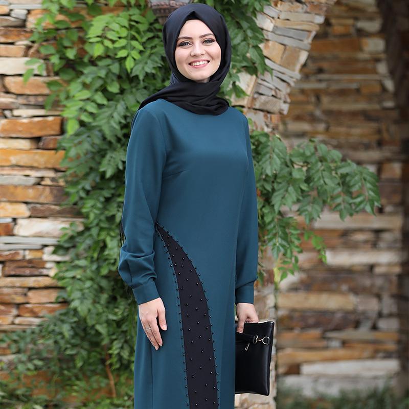 Vestito da donna Nuova stagione Musulmano Islamico Combinazione di perle di  alta qualità Fulmine Turco Made Design speciale Lusso Elegante Plus Size  Dubai acquista in modo economico — spedizione gratuita, recensioni reali