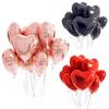 10pcs 18inch Rose Gold Love Heart Shape Foil Balloons Wedding Birthday Party Decorations Aluminum Foil Ballons Air Balls Globos