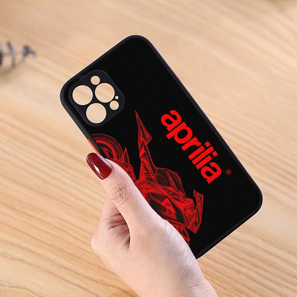 Cool A-Aprilias Racing Phone Case Black Matte For IPhone 16ProMax 15 13 12 11 14 Pro Max Mini Plus SE2020 XS Max XR Cover