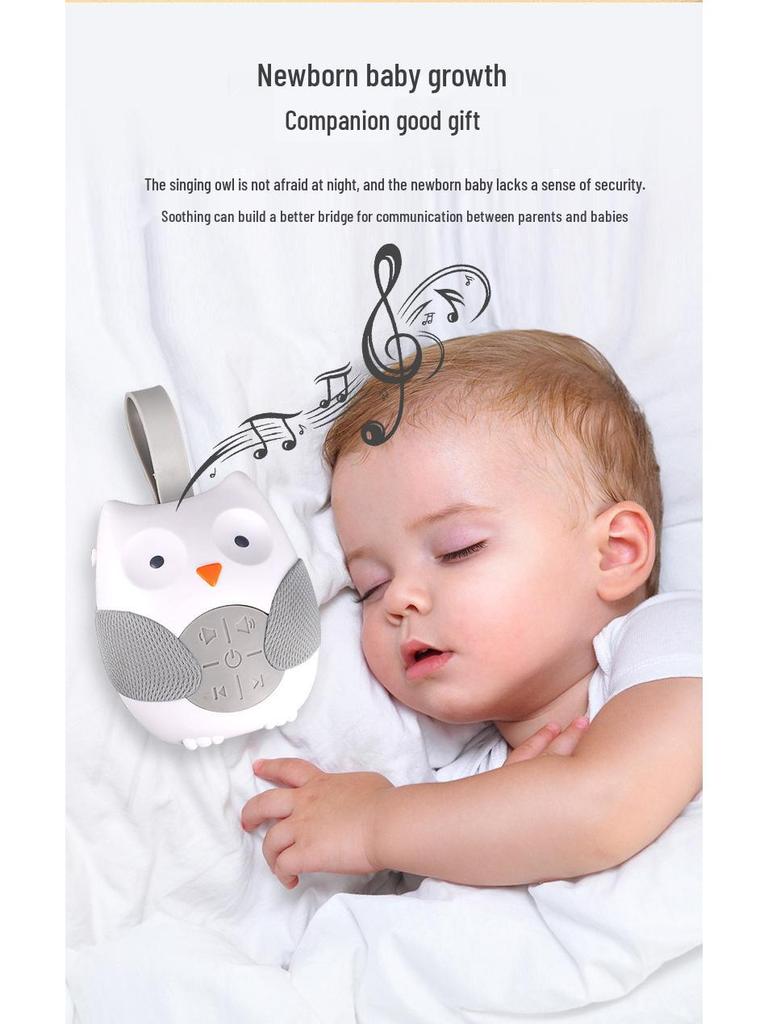 Newborn Soothing Sleep Owl: White Noise Comfort Toy & Music Player