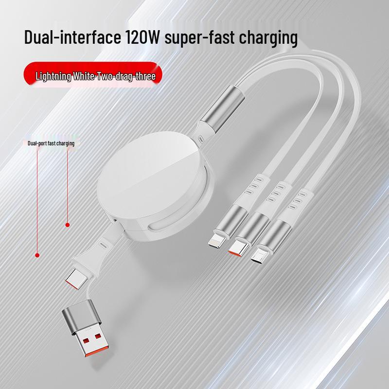 Universal Three-in-One Multi-functional Charging Cable with Customizable LOGO