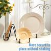 Picture Stands Holder Display Picture Easel Metal Plate Dish Tabletop Art Pictures Frame Photo Decorative Tabletop Art 1 Pc