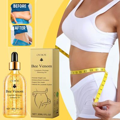 Bee  Lymphatic Reduction Body Oil Massage Tight Shape  Loss Burning Shape Tight Whole Body  Belly30ml