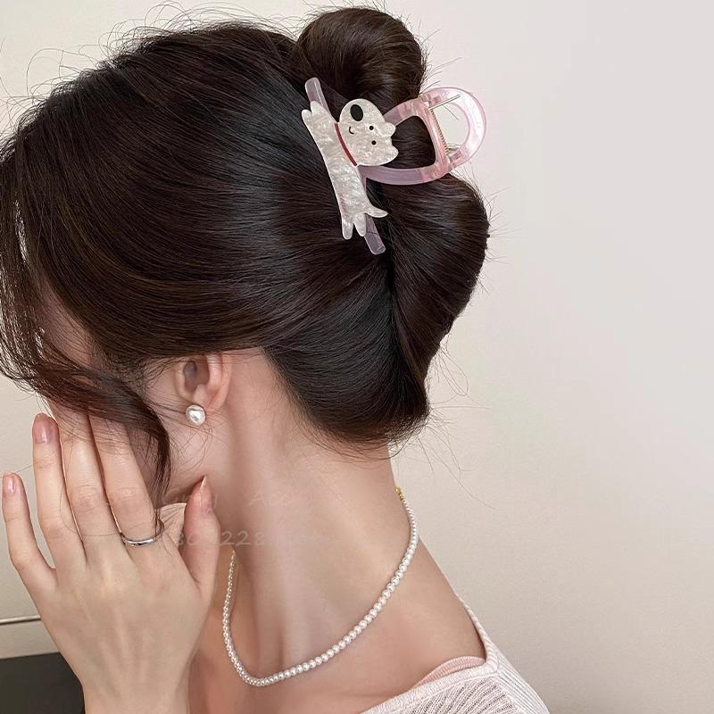 Cute and Fun Dog Claw Clip Shark Clip Hair ClipBack of The Head Updo Hair Accessory