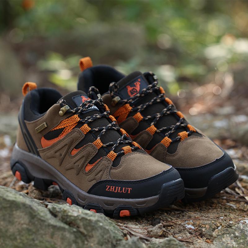 Zapatos de Senderismo para Hombre y Mujer para Exterior Zapatillas Antideslizantes Ante Calzado para Caminar Verano Goma Otoño Zapatos Adecuados para Trail Running