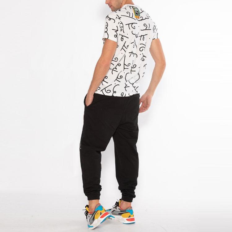 Puma X Britto Graffiti Print Round Neck Sports T-Shirt Unisex Tops White 532235-52