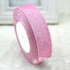 (25 yards/roll) 1'' (25mm) Pink Metallic Glitter Ribbon Colorful gift package ribbons