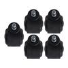 5 Pack 2 Inch Universal 360 Degree Heavy Duty Office Chair Caster Wheels