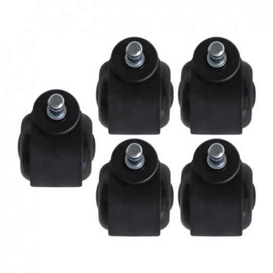 5 Pack 2 Inch Universal 360 Degree Heavy Duty Office Chair Caster Wheels