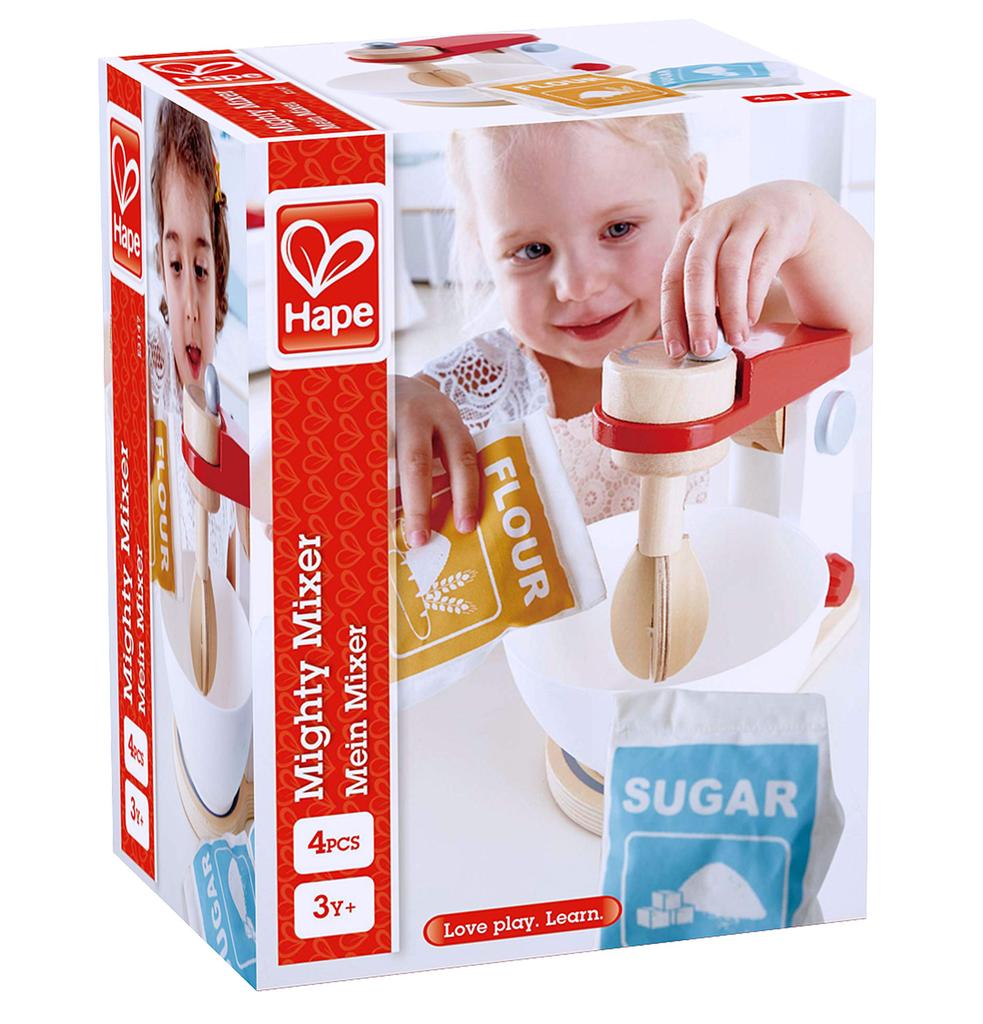 Hape Pretend Play Stand 21 X X 12 Ages 3 and Wooden Play E3147 Mixer, 18.2 Cm, Up, Toy,