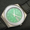 JAPAN VINTAGE SEIKO 5 AUTOMATIC 6309A MENS ARABIC GREEN DIAL WATCH a702529-1