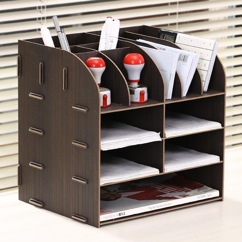 Creative Desktop Multi-Functional File Rack for Bills and Documents